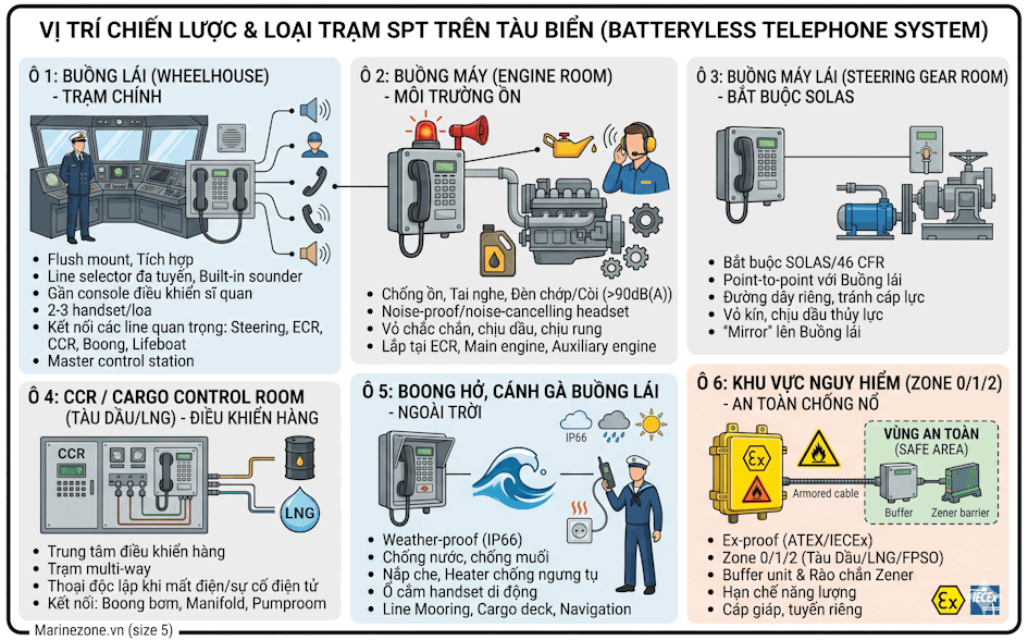 Vị trí chiến lược và loại Hệ Thống Thông Thoại